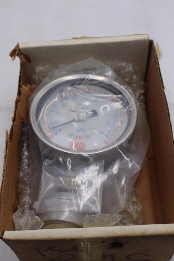 PMC 60 PSI PRESSURE GAUGE HC.003 DOW 200 8742 #K-237A