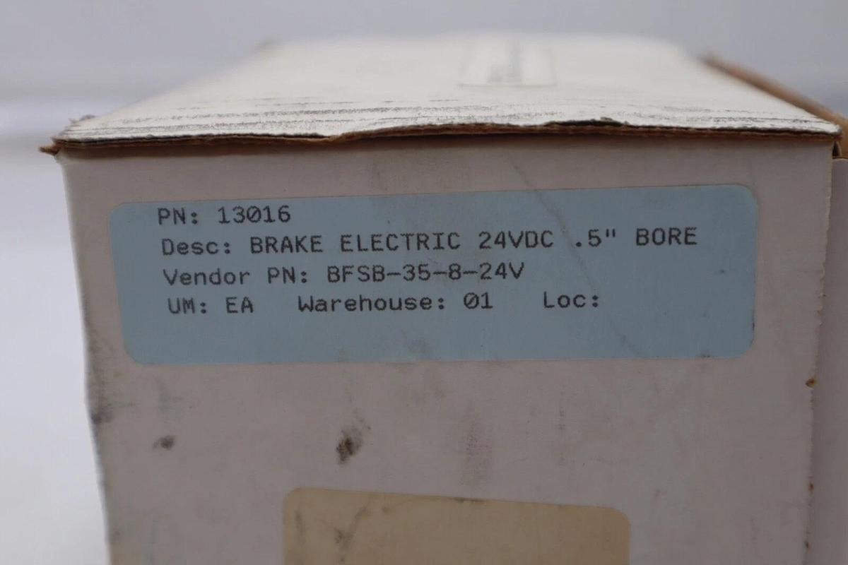 Used BRAKE ELECTRIC BFSB-35-8-24V /PN 13016 #K-1825