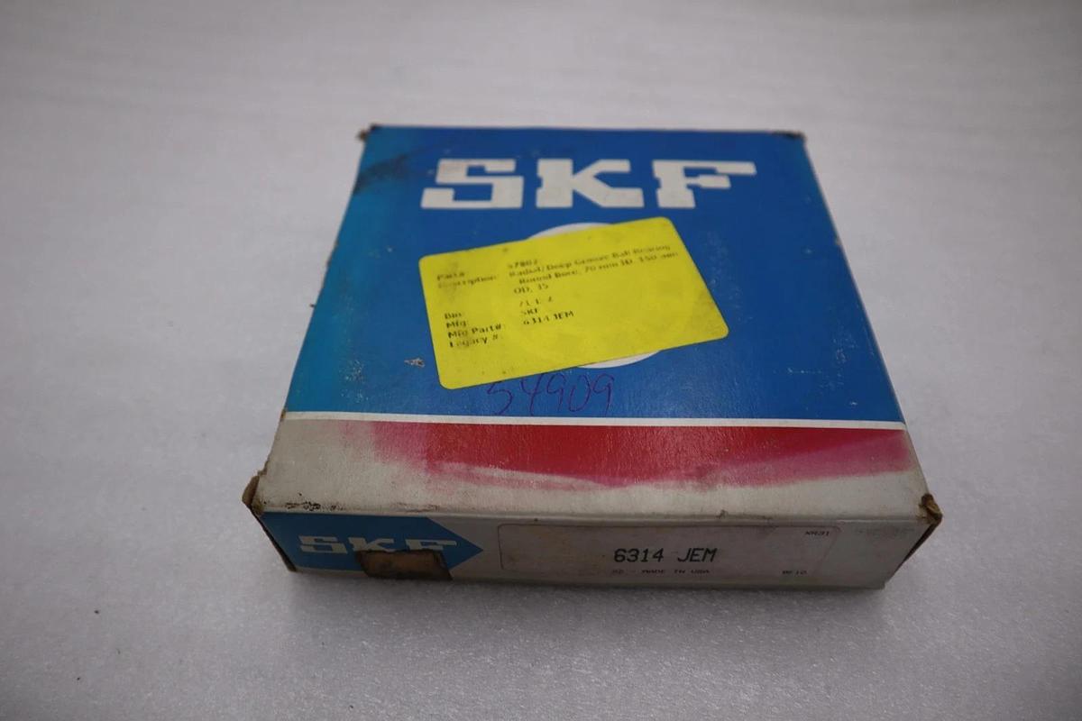 SKF EXPLORER 6314 JEM RADIAL BALL BEARING - NEW IN BOX - STOCK 2953CC