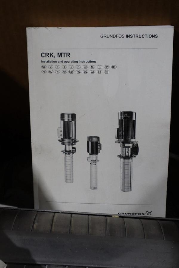 Used NEW GRUNDFOS MTR3-12/7 A-WB-A-HUUV PUMP 1.5HP 3466 RPM 60HZ STOCK HS35
