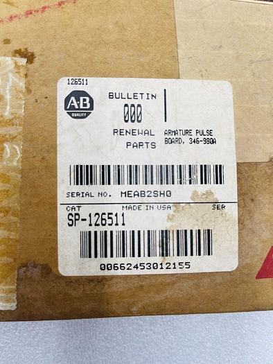 Allen-Bradley SP-126511 Renewal Parts Armature Pulse Board 346-980A STOCK 2324