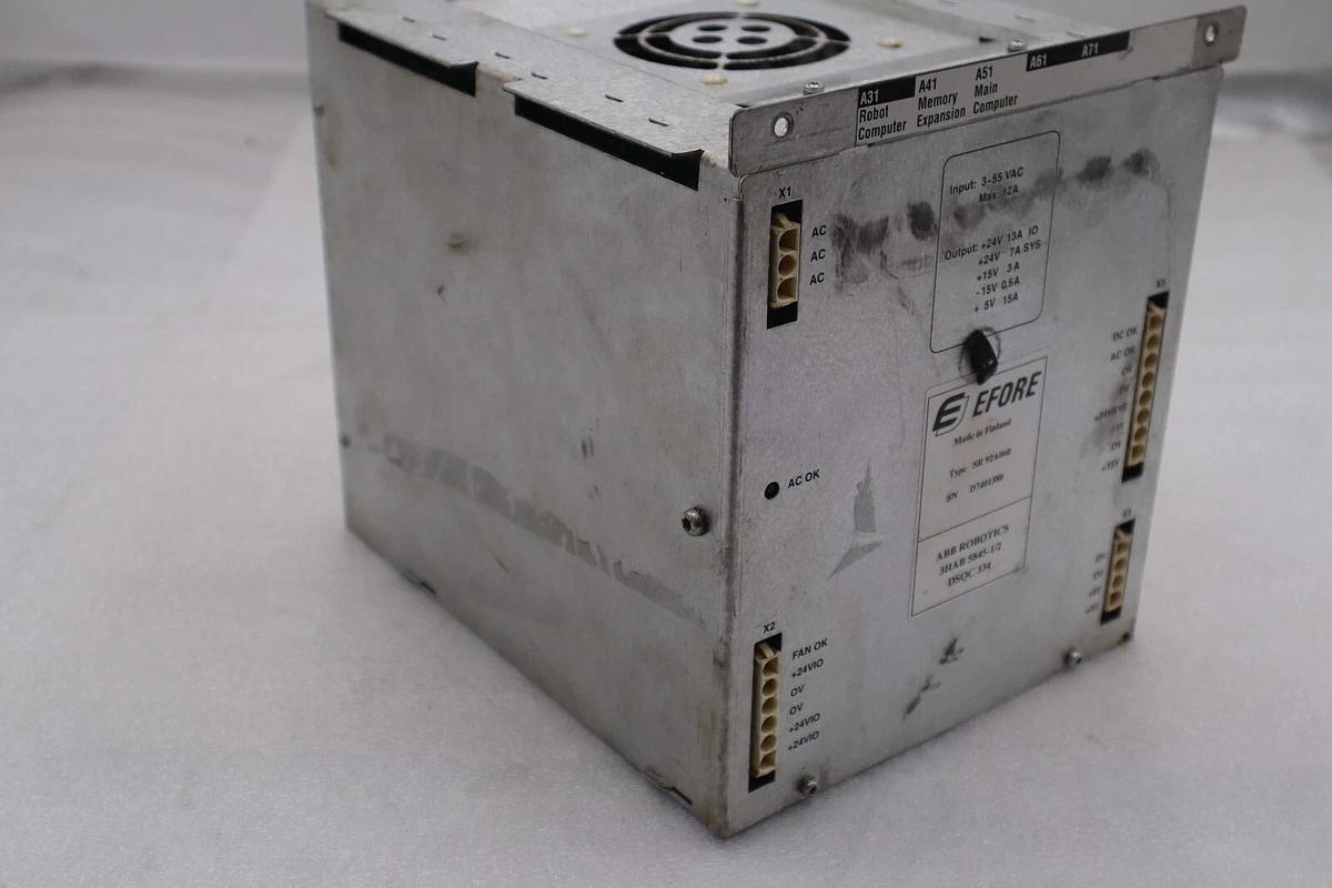 Used Efore ABB SR92A060 Power Supply Module 3HAB 5845-1/2 STOCK 3201