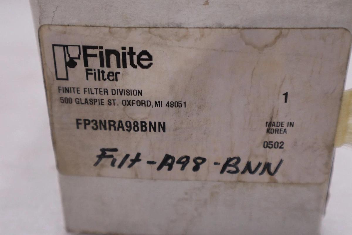 NEW OPEN BOX FINITE FP3NRA98BNN FILTER  STK GF346
