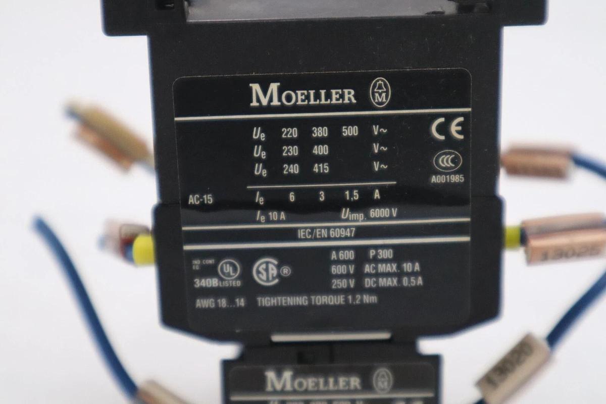 Used MOELLER IEC/EN 60947 MAGNETIC CONTACTOR STOCK 4739