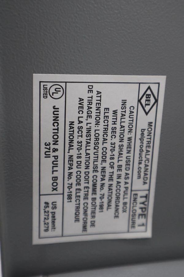 Hoffman 10N104 Nema Type 1 Enclosure 10" x 10" x 4" NEW OPEN BOX GF981