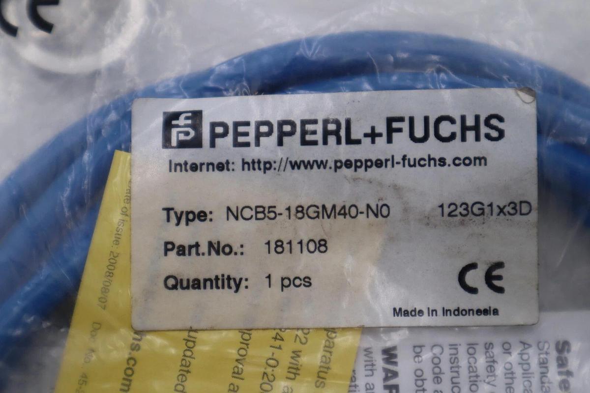 Used NEW PEPPERL + FUCHS NCB5-18GM40-N0 INDUCTIVE PROXMITY SENSOR STOCK 5283
