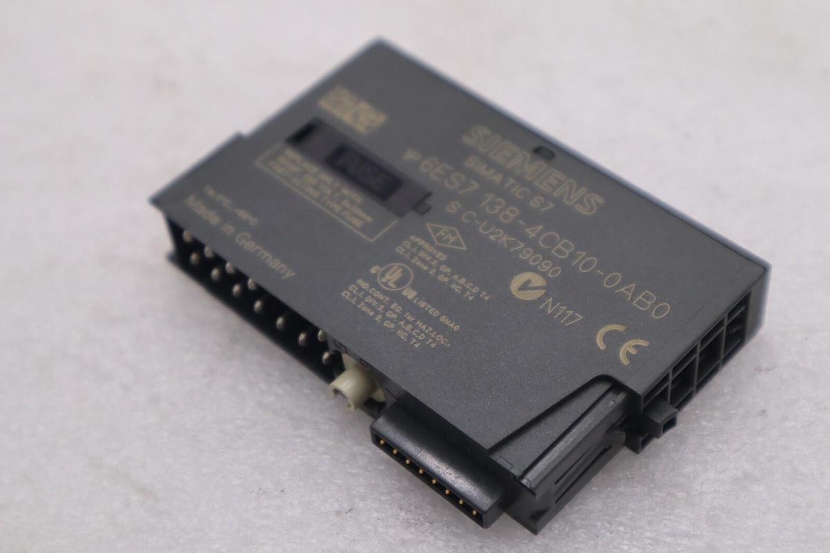 Used LOT OF 4 -- Siemens SIMATIC S7 6ES7 138-4CB10-0AB0 STOCK B-1351