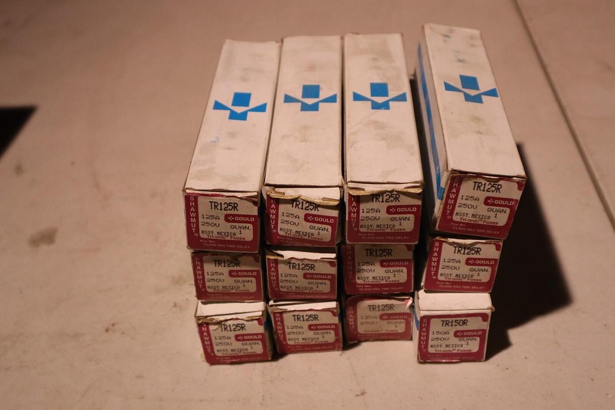 NEW GOULD SHAWMUT TR125R AMP 600V RK5 TIME DELAY FUSE STOCK 5801