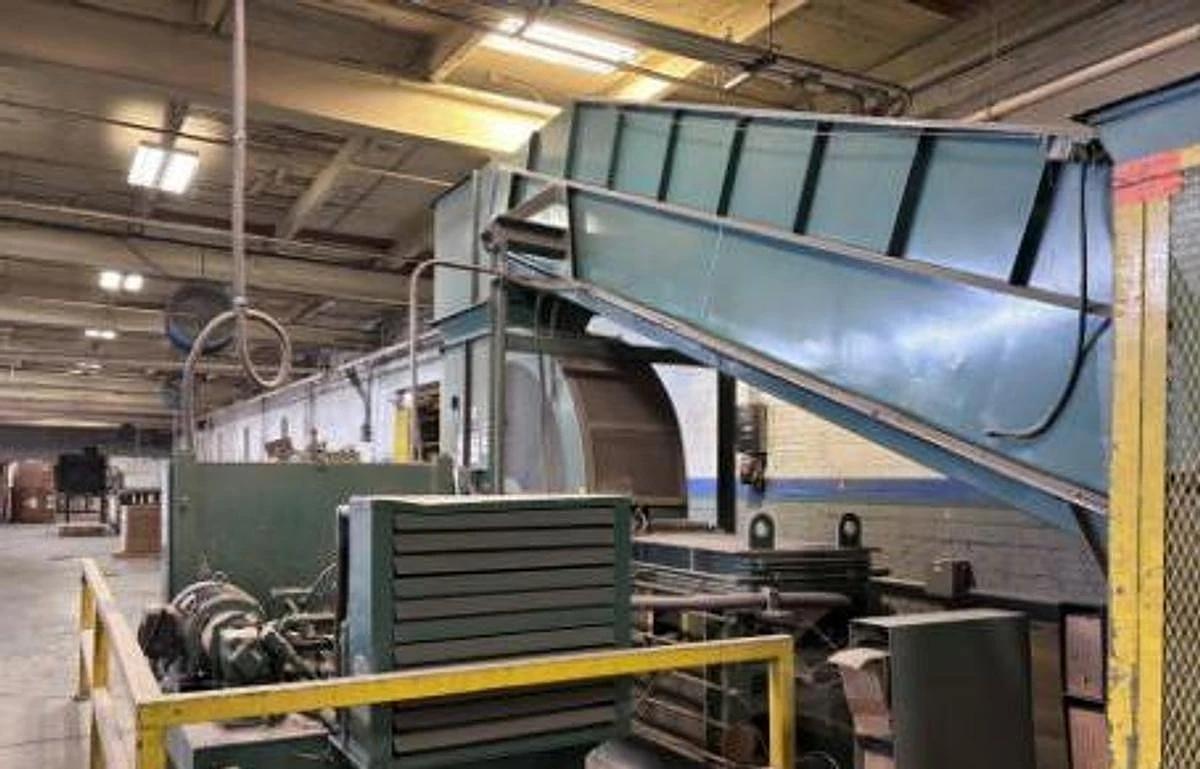 Used SELCO MODEL HLO-128A50T HORIZONTAL AUTOTIE BALER WITH CONVEYOR 50HP 8" CYLINDER