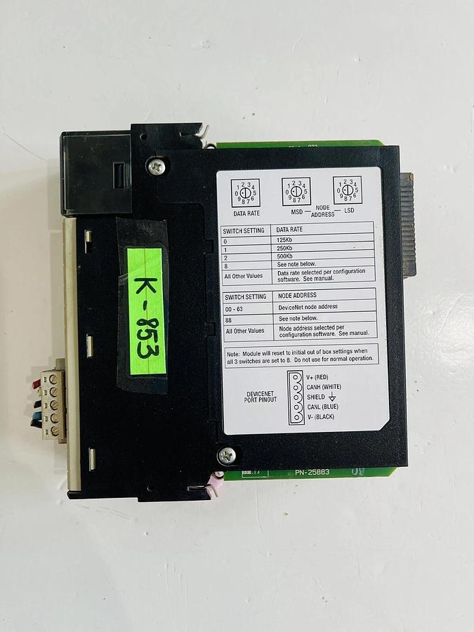 Used AB 1756-DNB D Module Communication Module Interface Module #K-853