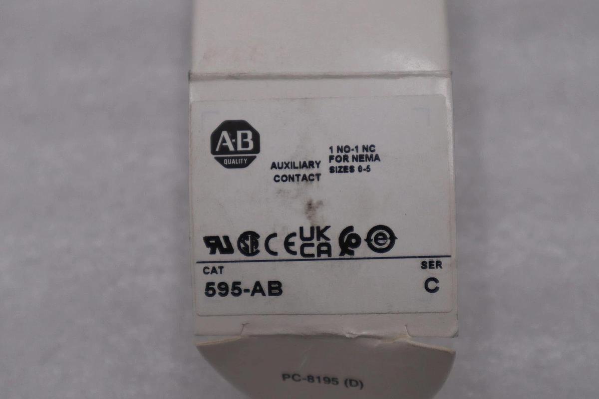 Used Allen-Bradley 595-AB Series C Auxiliary Contact for Motor - STOCK K762CC