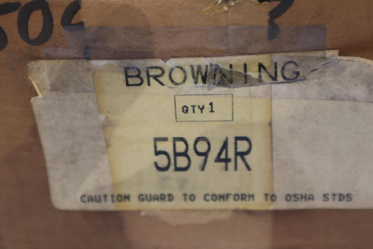 Used BROWNING 5B94R TAPER LOCK V BELT 5 GROOVE PULLEY STOCK #2118-C