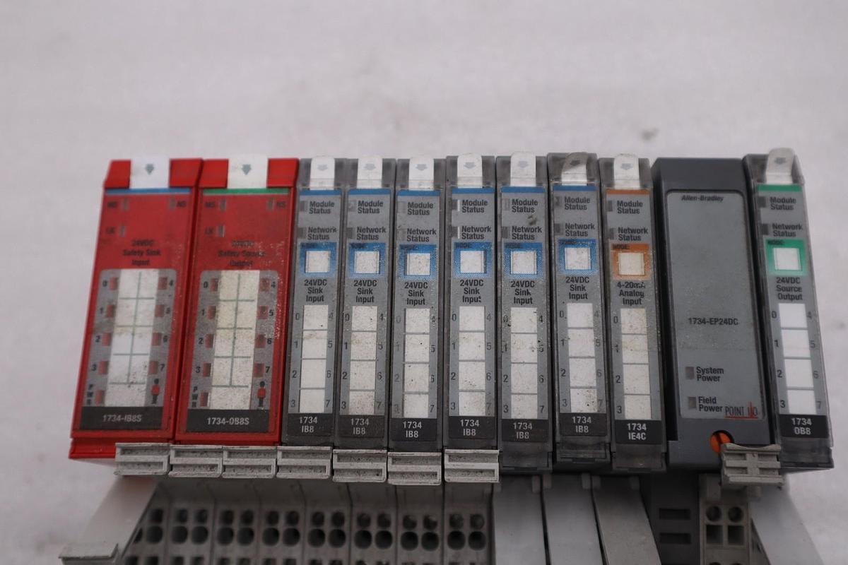 Used LOT OF POINT I/O ALLEN BRADLEY MODULES (AS PHOTOGRAPHED) STOCK G-384B