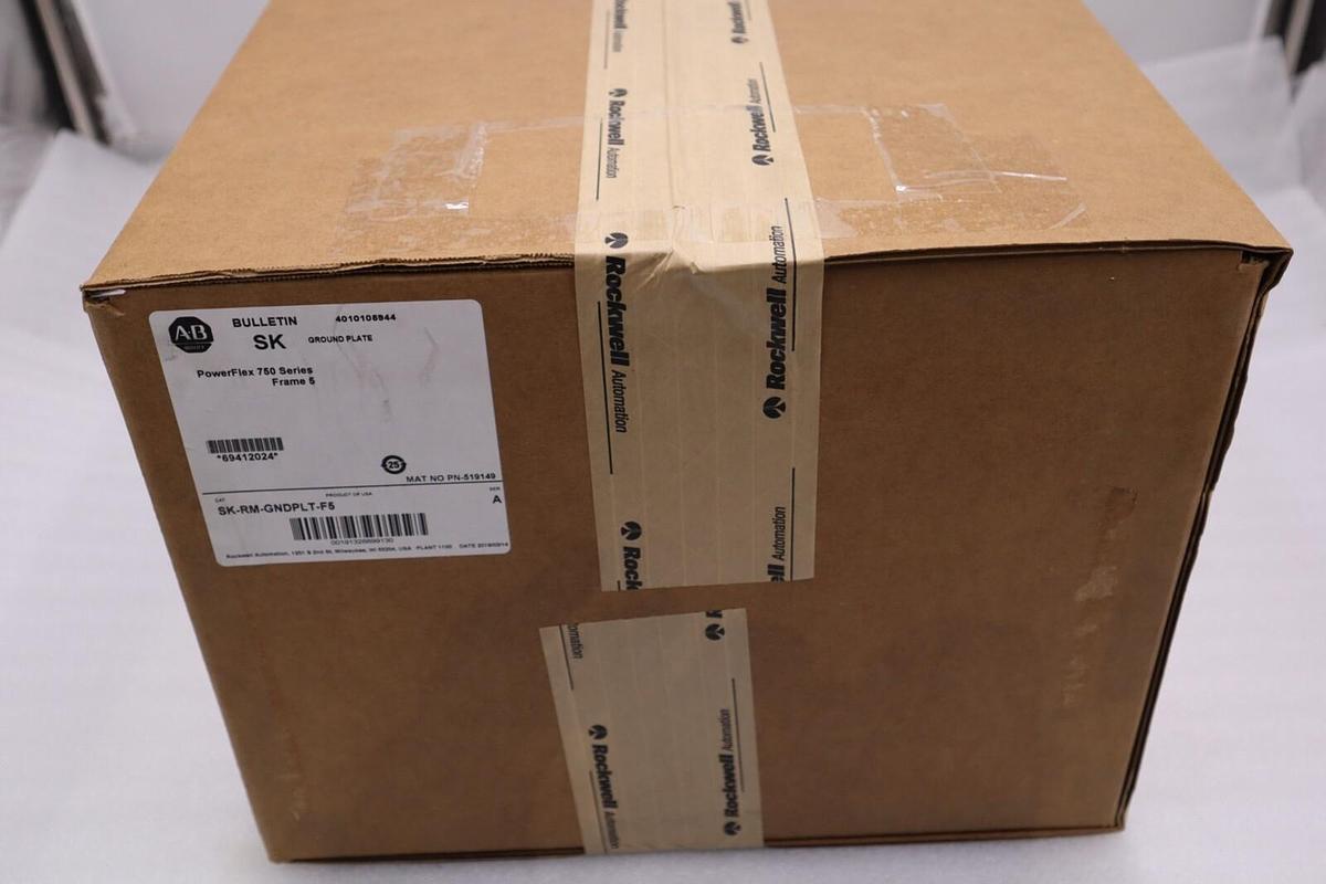 Used ALLEN BRADLEY SK-RM-GNDPLT-F5 POWERFLEX 750 SERIES A FRAME 5 STOCK #5401