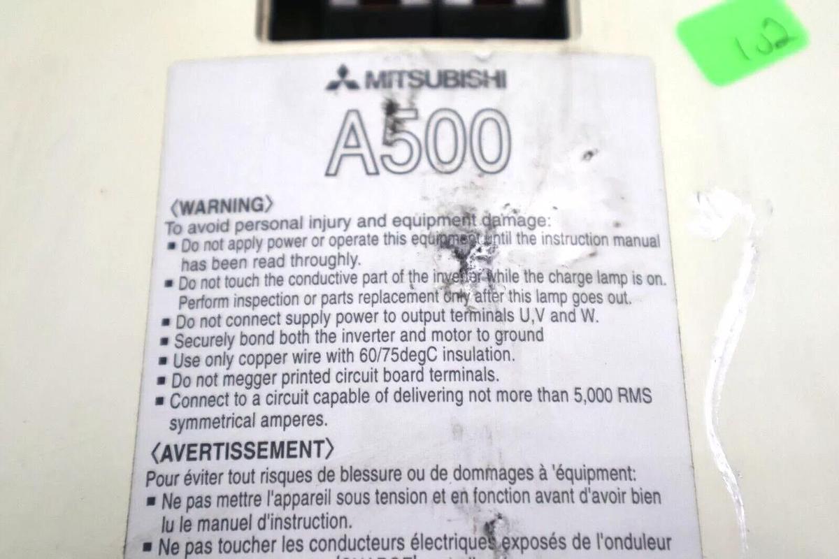 Used MITSUBISHI FR-A820 1.5K TFA INVERTER A500 240 V #L-220