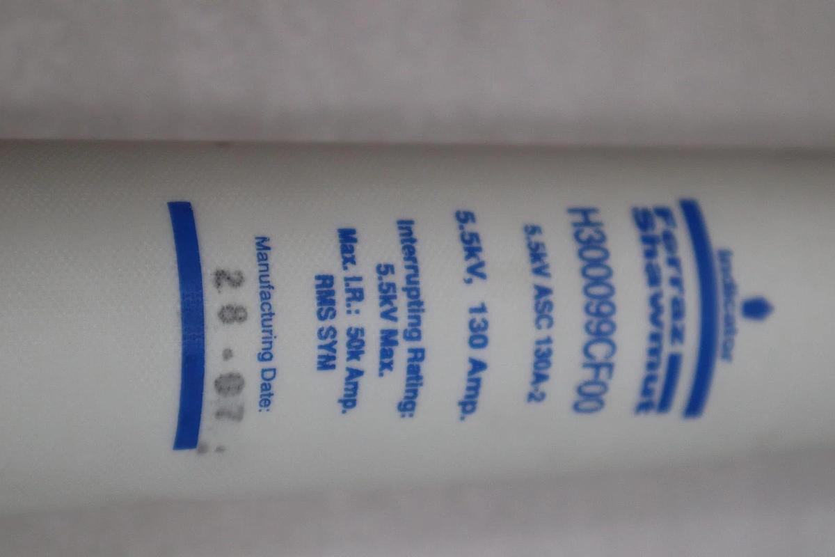 Used Ferraz ASC 130A-2 Fuse H300099CF00 130A 5500V NEW IN BOX STOCK GF-643