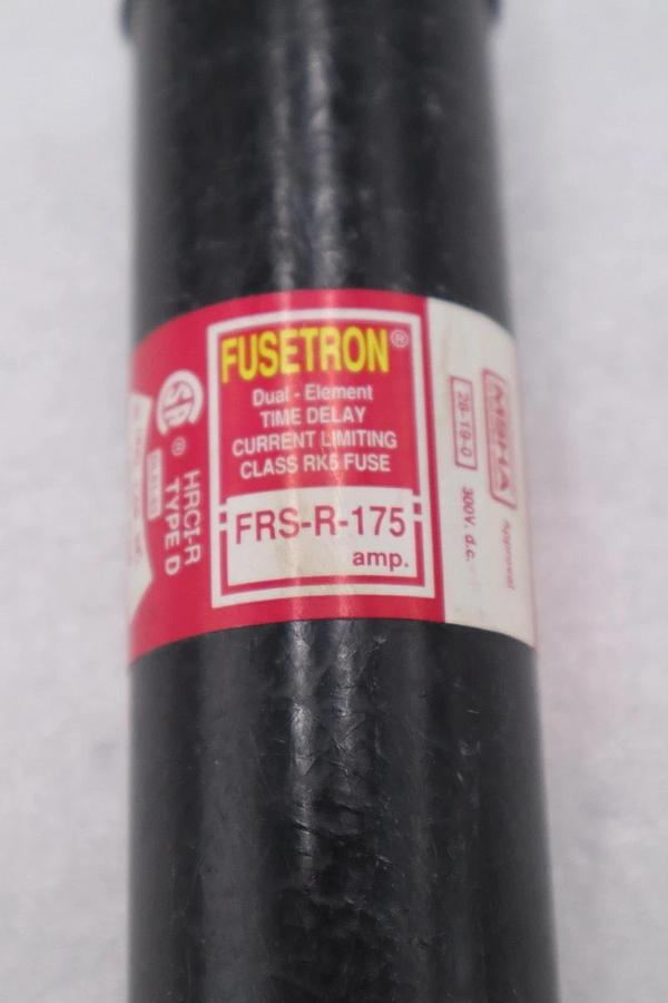FUSETRON FRS-R-175 FUSE BLACK 12 AVAILABLE (AS PICTURED) NEW UNIT STOCK 4939A