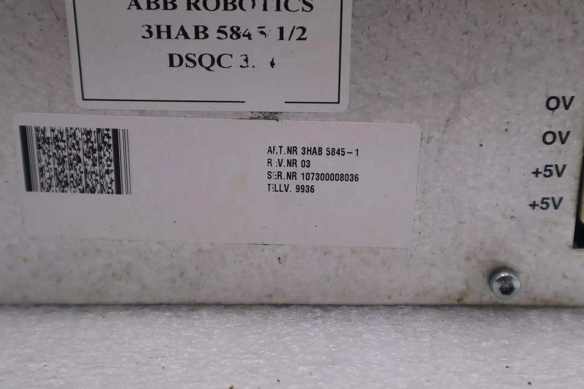 Used Efore ABB SR92A060 Power Supply Module 3HAB 5845-1/2 STOCK 3197