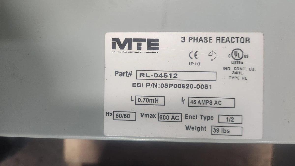 Used MTE RL-04512 / RL04512 (SEVEN UNITS AVAILABLE)