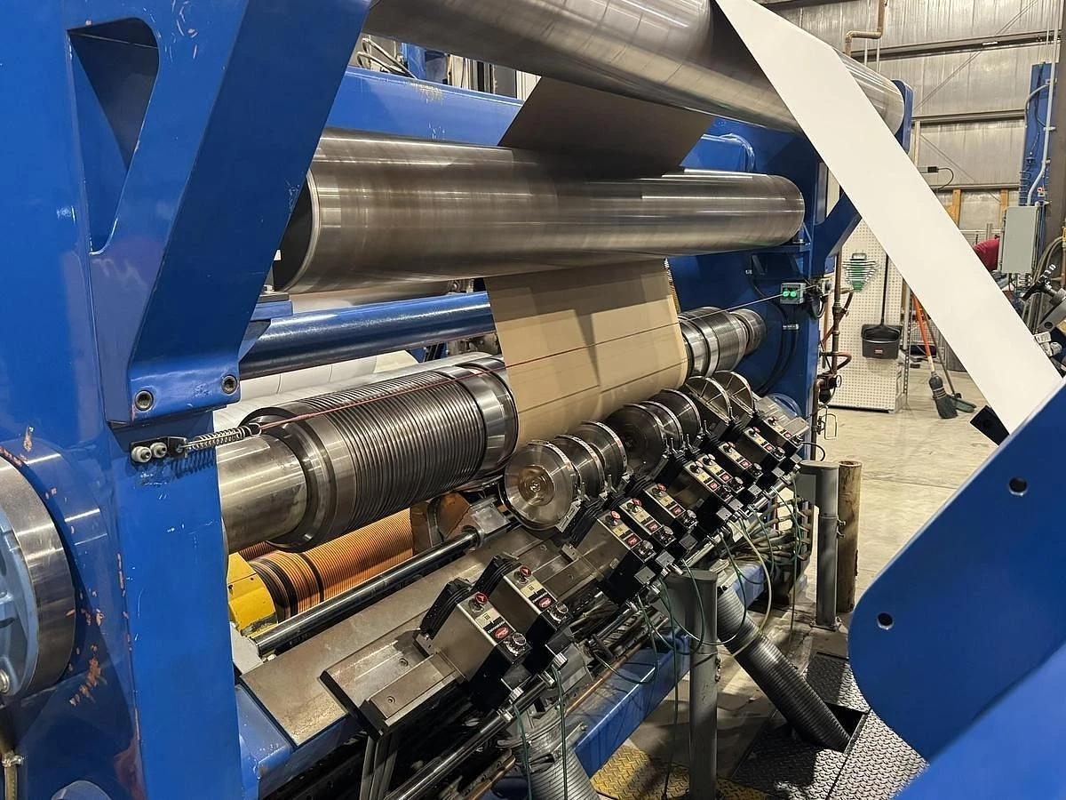 Used 80” WIDE AUSQUIP MODEL JM-80-60 TWO DRUM WINDER - UPDATED HMI