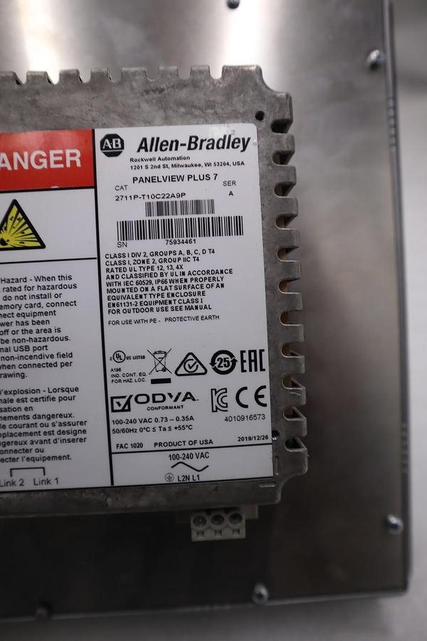 Used NEW OLD STOCK AB Allen Bradley 2711P-T10C22A9P /A PanelView Color Screen #3442CC
