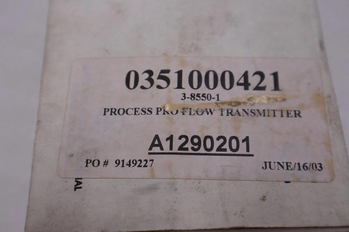 GEORGE FISCHER SIGNET 159000047 385501 PROCESS FLOW METER 3-8550-1 NEW #5581A