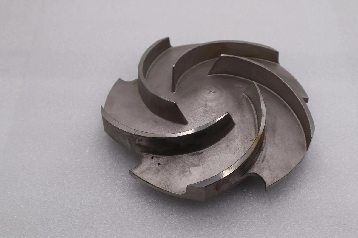 Used Goulds 5 Vane Impeller Part#:100-596 Casting#: 54019 Material:CF8M STOCK 2034