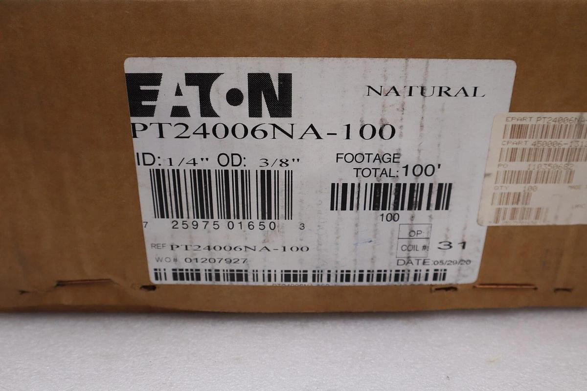 Used Eaton PT24006NA-100 Tubing NEW IN BOX STOCK H179