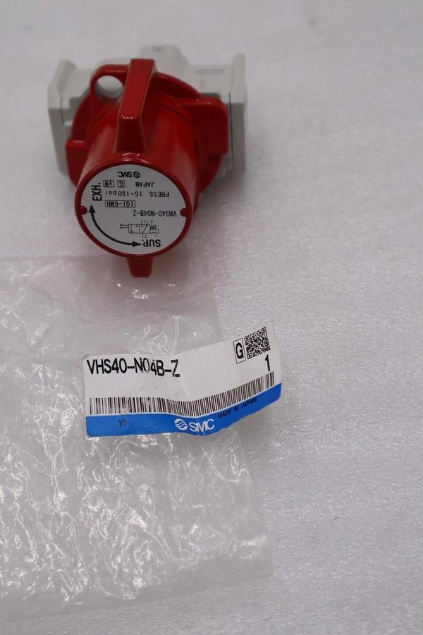 Used SMC VHS40-N04B-Z Manual Lockout Relief Valve Single-Act 3-Port STOCK H1108A