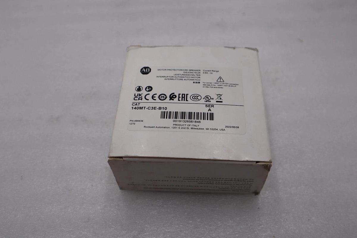 Used NEW IN BOX Allen Bradley 140MT-C3E-B10 Motor Protection Circuit Breaker #H715A