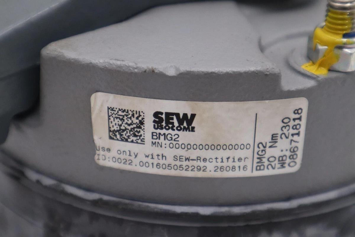 SEW BMG2 HF 20NM WB 230 08671818 Break - NEVER USED SURPLUS STOCK H899