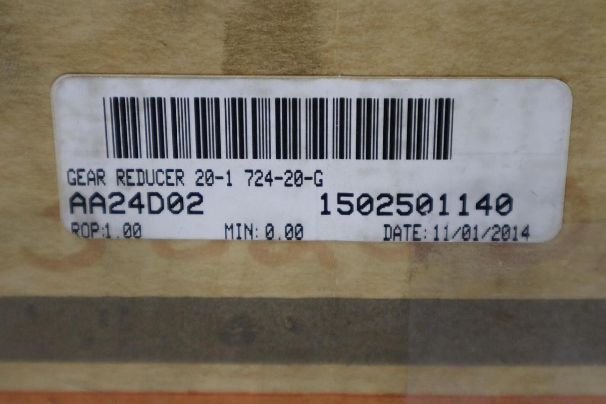 Used NEW ALTRA INDUSTRIAL MOTION 724-20-G/ 72420G WORM SPEED REDUCER STOCK 3021A