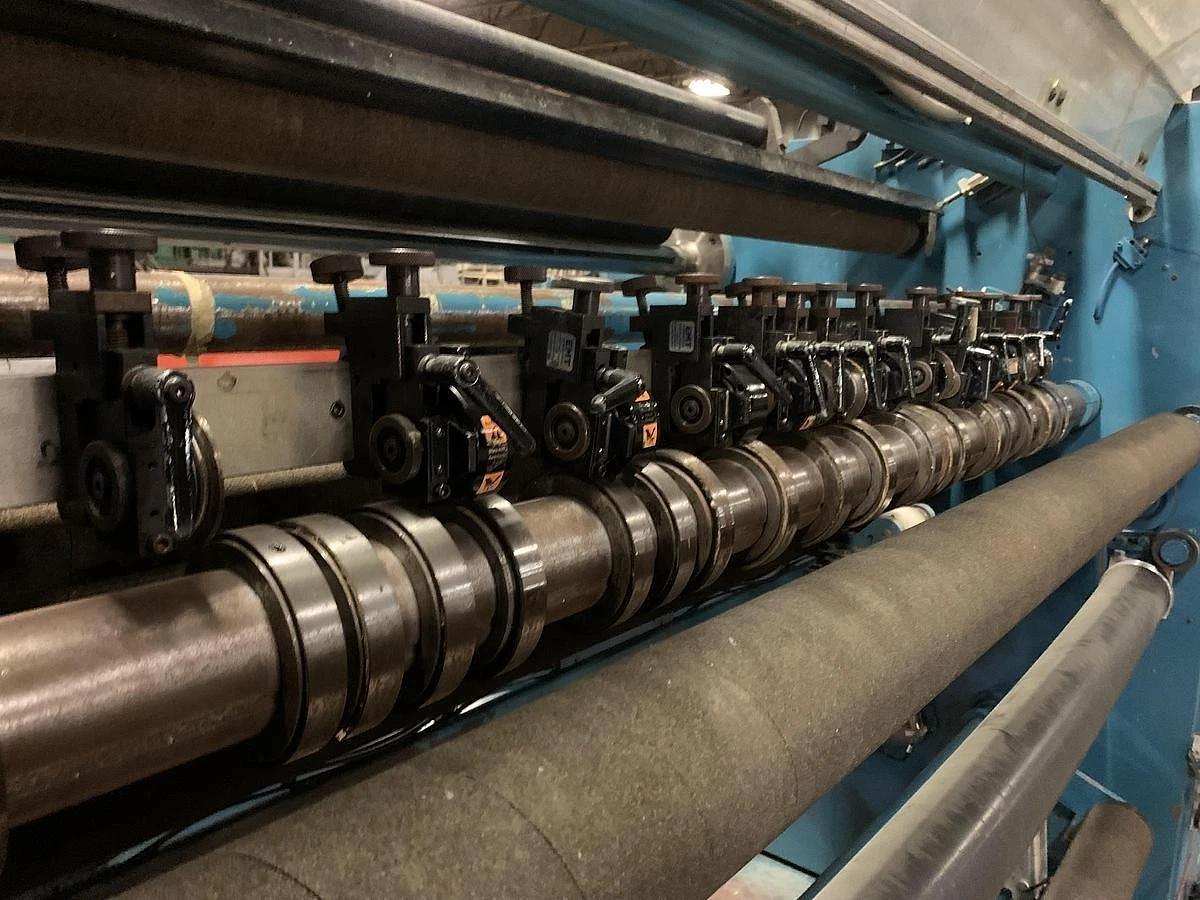 Used 62" STANFORD DUPLEX SLITTER REWINDER MODEL 2038-RT