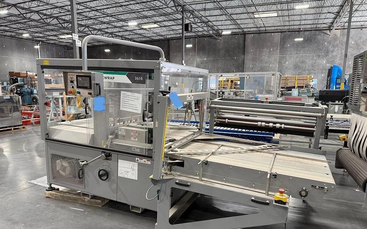 Used 36" TEXWRAP MODEL 3618ISSR SIDE SEAL AND STE-1348OCS HEAT TUNNEL SYSTEM 2021