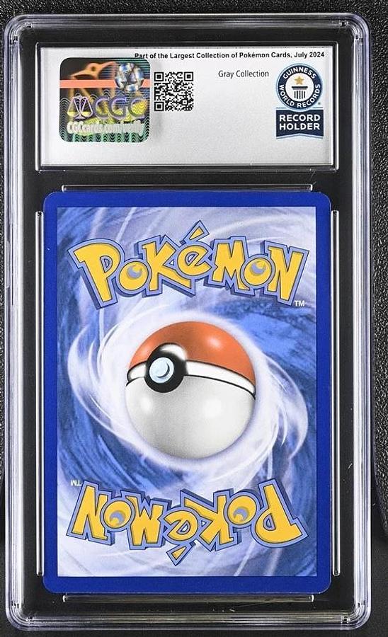 Used 2019 POKEMON #203 LUCARIO & MELMETAL GX CGC WORLD RECORD 1/1 GRAY COLLECTION
