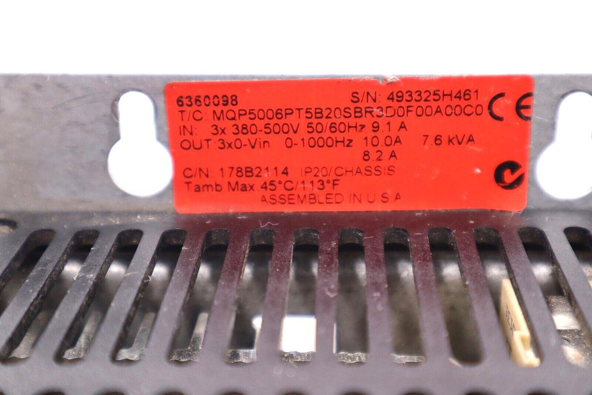 Used MARQUIP 178B2114 VFD P20/C- ASS STOCK #2114