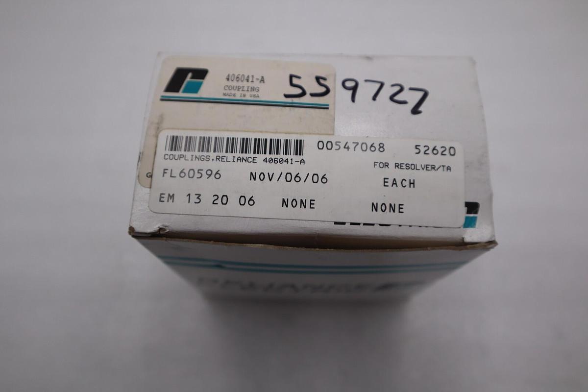 Used NEW OPEN BOX RELIANCE ELECTRIC 406041-A COUPLING STOCK G655