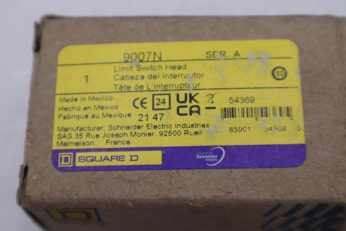 Used Telemecanique Sensors 9007N LIMIT SWITCH HEAD TURRET HEAD MECHANICAL STK H1039A