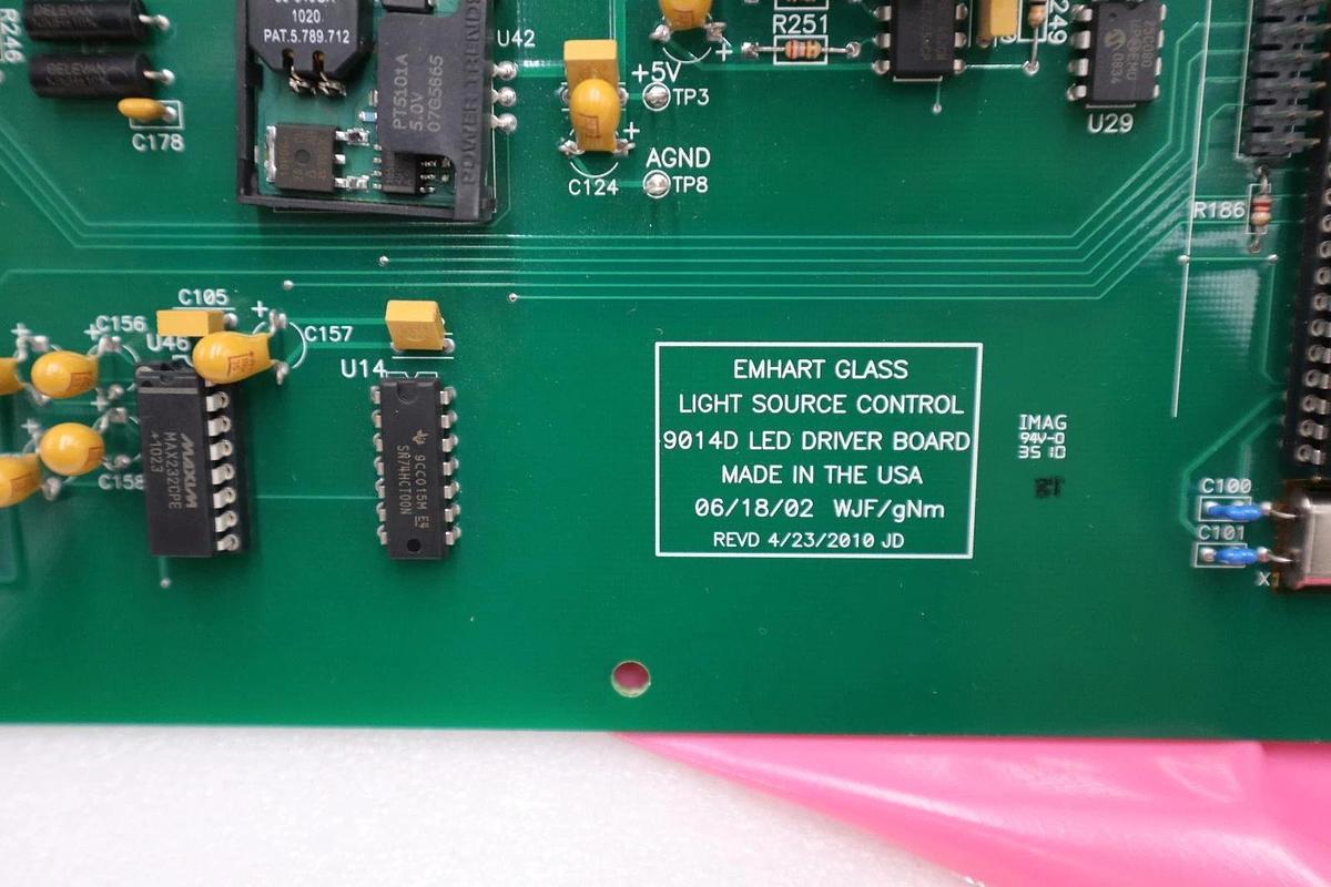 BUCHER EMHART GLASS 9014D / 9014D -NEW NO BOX - STOCK H1170