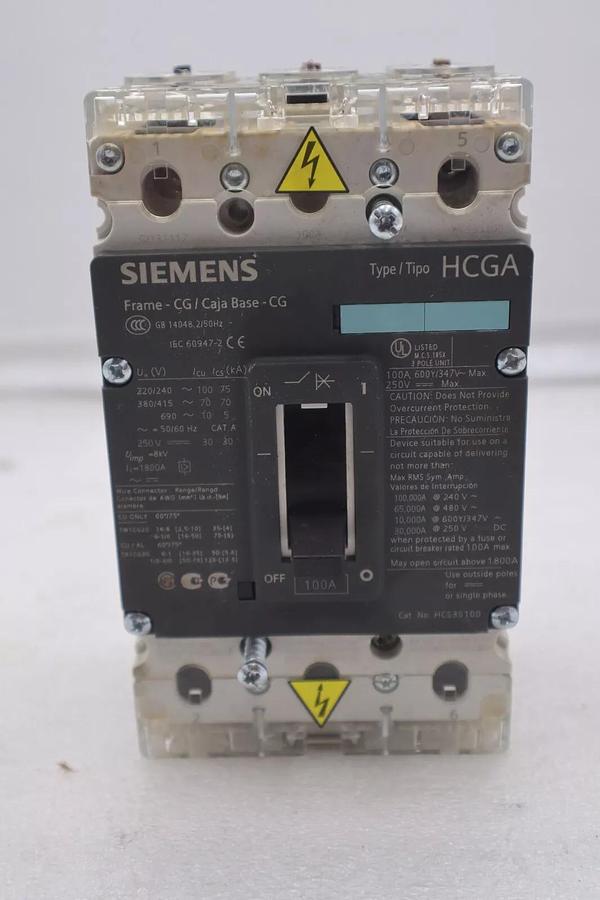 Used SIEMENS 3VL1110-2KE30-0AA0 CIRCUIT BREAKER 100A STOCK 3310