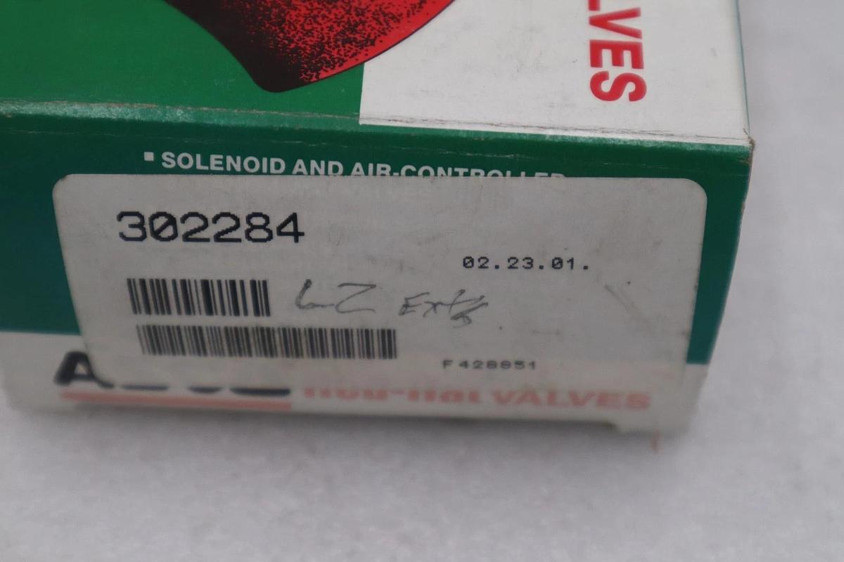 Used ASCO 302284 Solenoid Valve Rebuild Kit - NEW OPEN BOX - STOCK GF651A