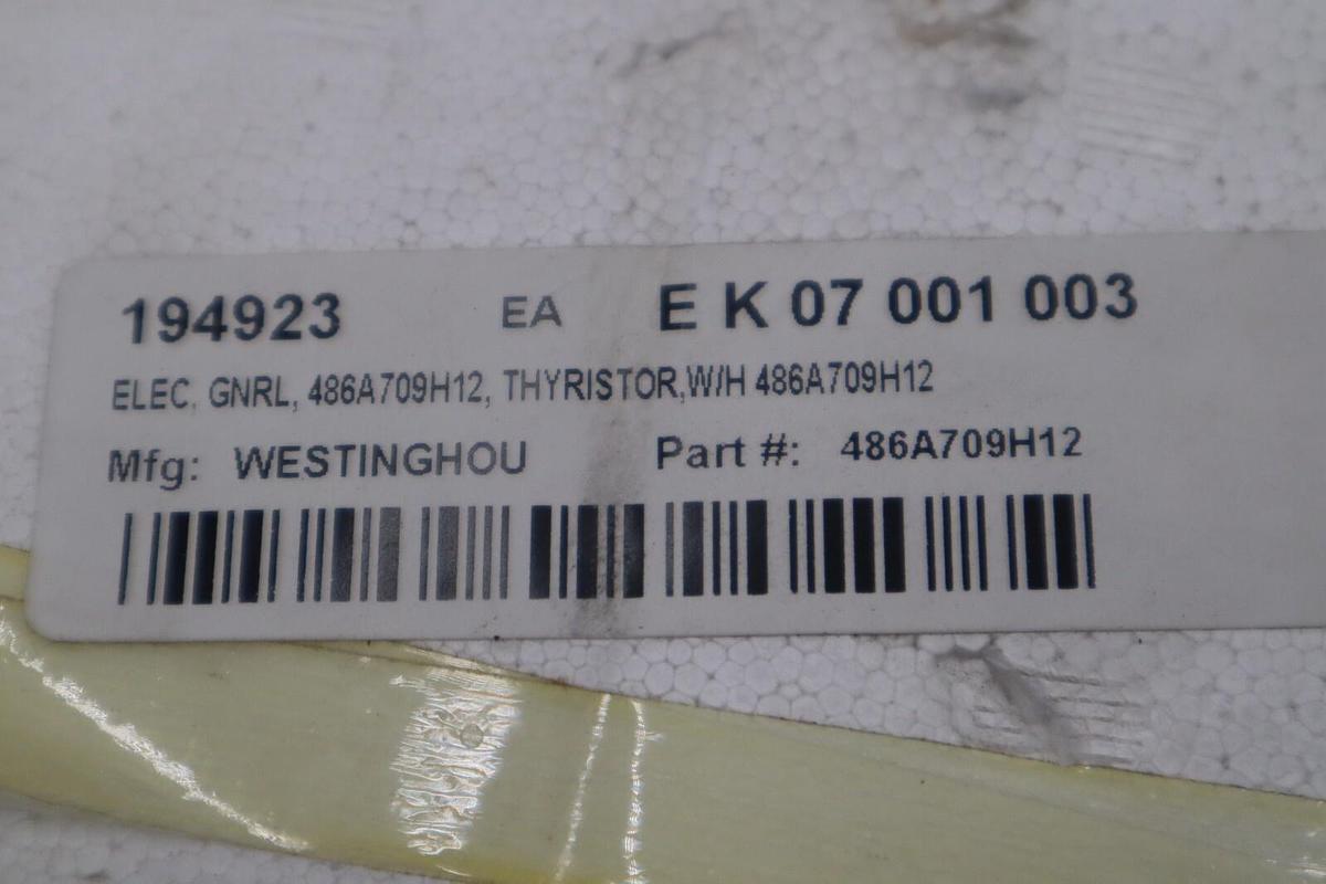NEW Westinghouse 486A709H12/ 709H14B Thyristor STOCK G176A