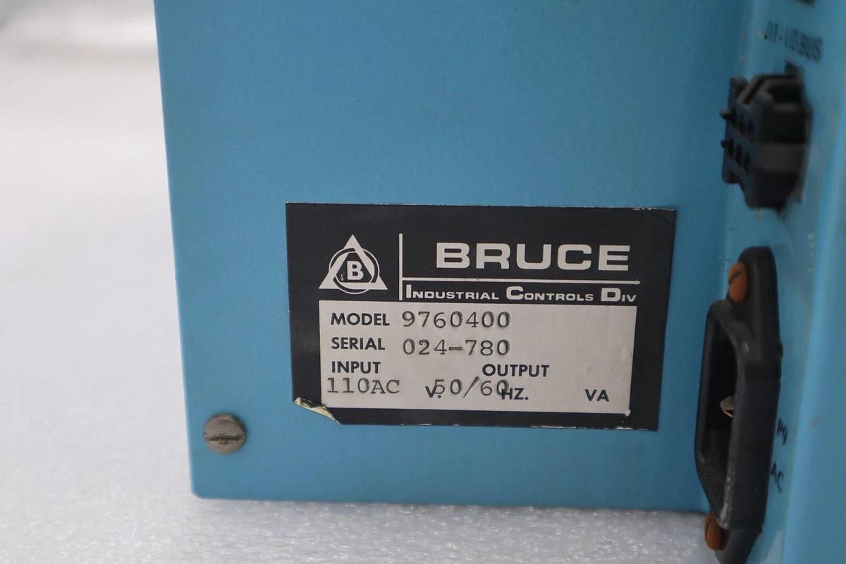 Used Bruce 7351C Control Unit Model 9760400 120V 50/60 HZ Serial No. 024-780 2621