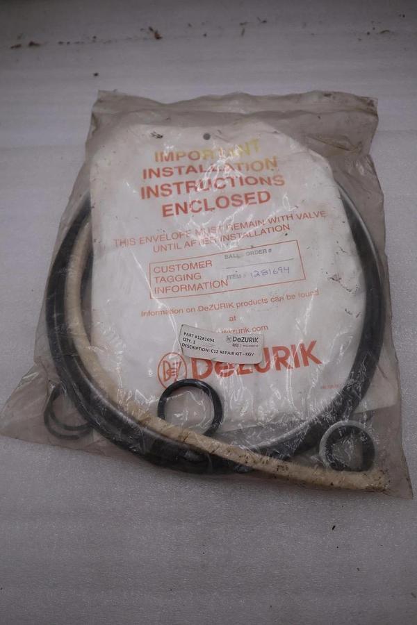 Used DEZURIK C12 REPAIR KIT 1281694 STOCK #152A