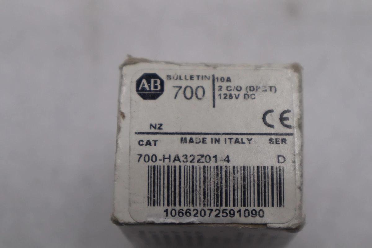 ALLEN BRADLEY 700-HA32Z01-4 Series D 700HA32Z014  125 V DC STOCK K-3411