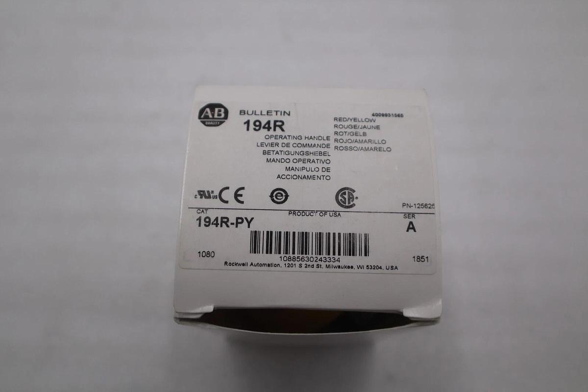 NEW OPEN BOX AB Allen-Bradley 194R-PY Operating Disconnect Handle 194RPY - G233A
