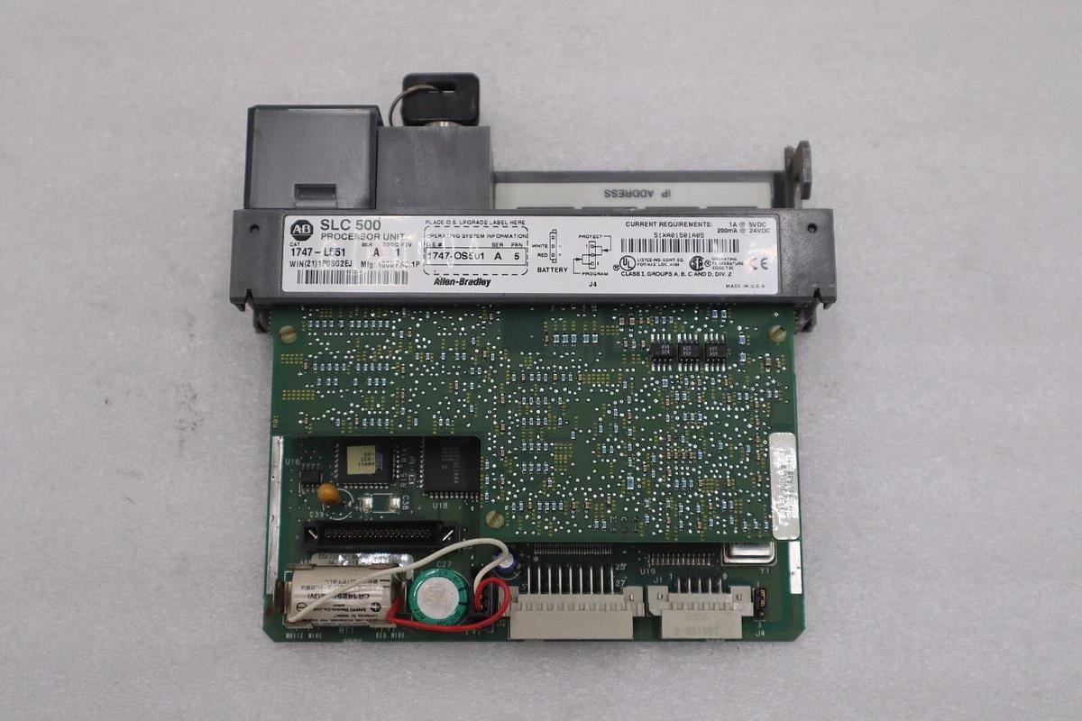 Used Allen Bradley 1747-L551 /A SLC 500 SLC 5/05 CPU Controller Ethernet STOCK 830C