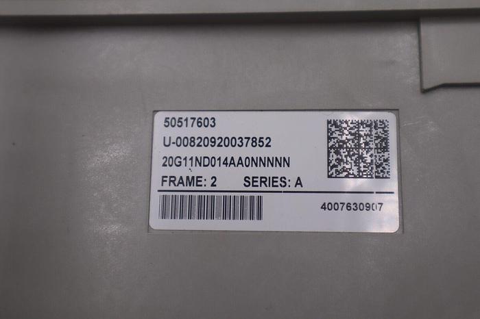 Allen Bradley 20G11ND014AA0NNNNN PowerFlex 755 AC Drive 480V 14A 10HP #4422