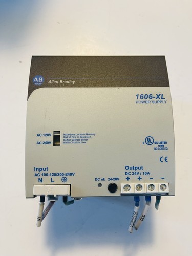 Used Allen-Bradley 1606-XL240E Ser A 1606-XL Power Supply #K-1073