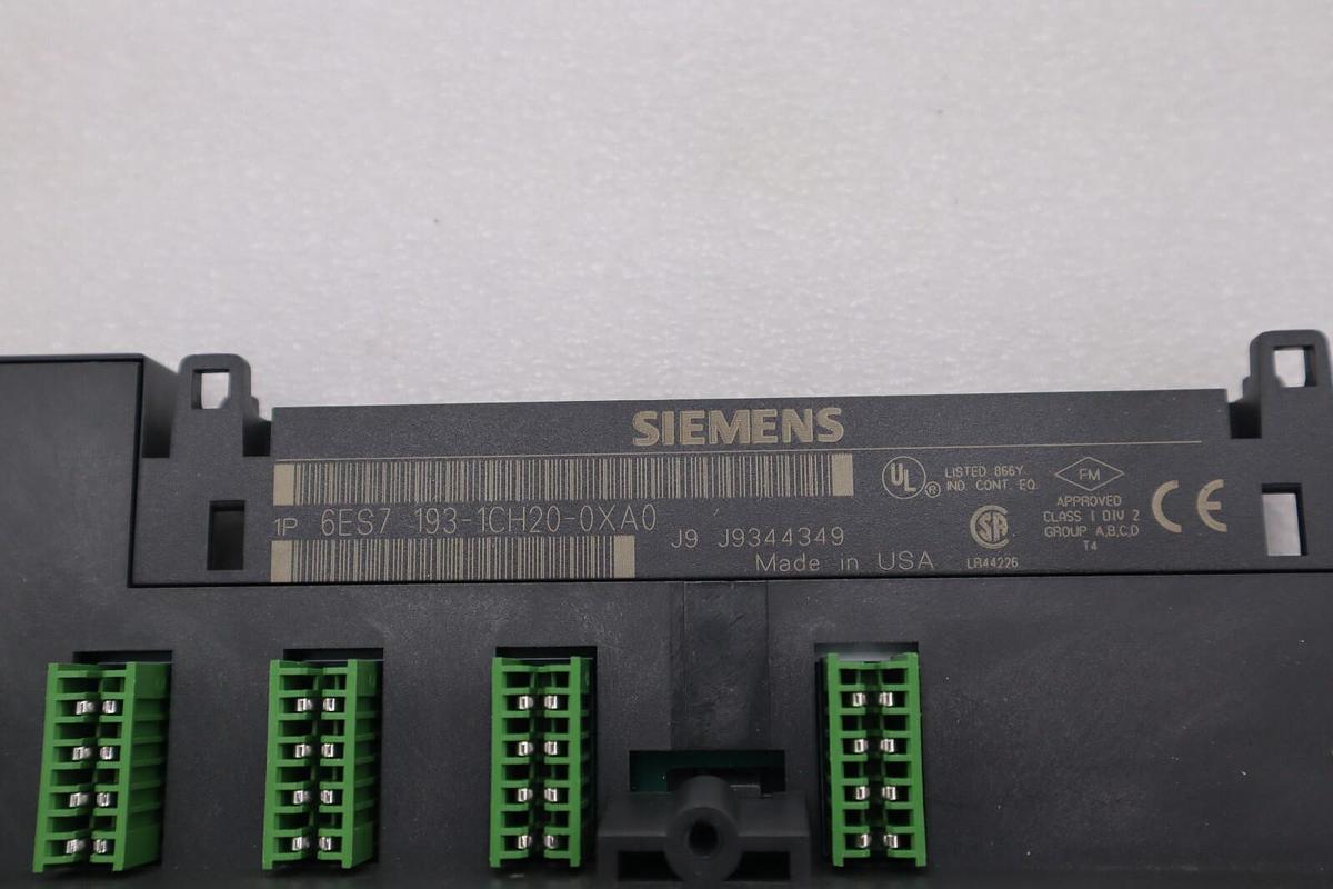 Used SIEMENS 6ES7 193-1CH20-0XA0 BLOCK TERMINAL MODULE NEW STOCK 2013